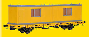 Kibri Flat Car w/2 Containers Kit HO Scale Model Train Freight Car #26268 Kibri Flat Car w/2 Containers Kit HO Scale Model Train Freight Car #26268