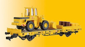 Kibri Low Side Car w/Whl Loader Kibri Low Side Car w/Whl Loader