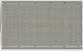 Kibri Brick Wall Plate Plastic Sheet HO Scale Model Railroad Scratch Supply #34137 Kibri Brick Wall Plate Plastic Sheet HO Scale Model Railroad Scratch Supply #34137