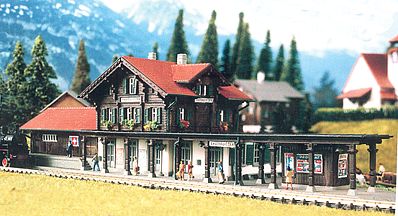 for sale online Kibri 36703 Z Scale Railway Station Chateau D'oex 