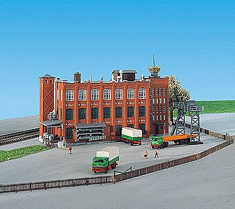 Kibri Factory Building Kit Z Scale Model Railroad Building #36762