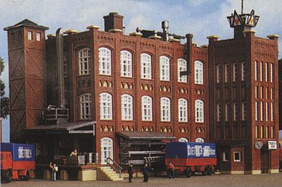Kibri Factory Buildings Grunderzeit Kit Z Scale Model Railroad Building #36770