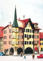 Kibri 3 Townhouses ''Biel'' Z-Scale Kibri 3 Townhouses ''Biel'' Z-Scale