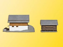 Kibri Stable w/barn Elm Z-Scale Kibri Stable w/barn Elm Z-Scale