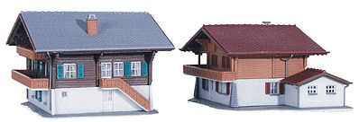 Kibri Lenk Chalets Kit (2) N Scale Model Railroad Building #37034
