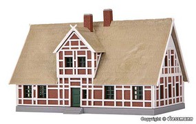 Kibri Thatched House Kit 4-1/8 x 2-9/16 x 2-3/4'' 10.5 x 6.5 x 7cm N-Scale Kibri Thatched House Kit 4-1/8 x 2-9/16 x 2-3/4'' 10.5 x 6.5 x 7cm N-Scale