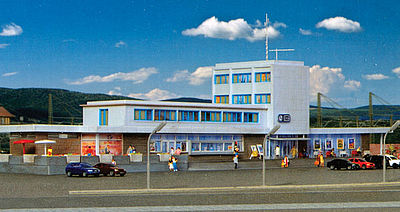 Kibri Station Boblingen w/LED Kit N Scale Model Railroad Building #37400