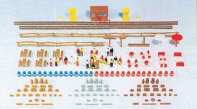 Kibri Accessory Pack with Figures N Scale Model Railroad Accessory #37490