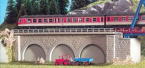 Kibri Center Stone Arched Arcades Kit N Scale Model Railroad Miscellaneous Scenery #37670