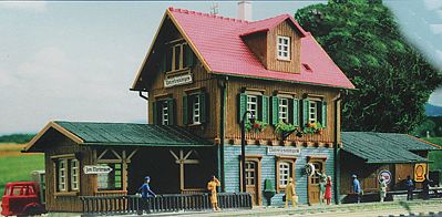 Kibri Unterlenningen Station Kit N Scale Model Railroad Building #37704