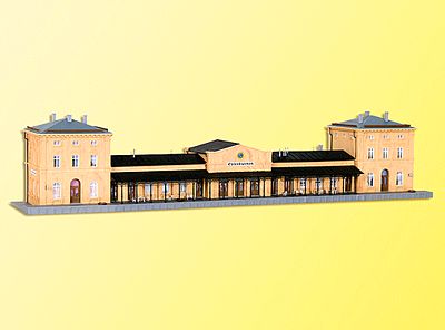 Kibri Osterburken Train Station Kit N Scale Model Railroad Building #37706