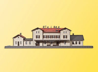 Kibri Grunzbach Station Kit N Scale Model Railroad Building #37710