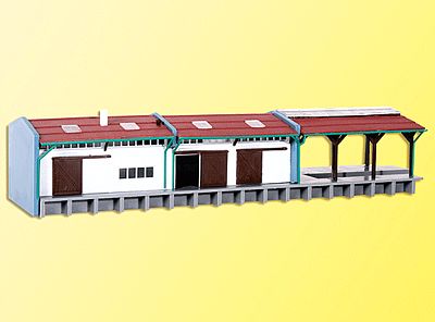 Kibri Goods Shed Kit N Scale Model Railroad Building #37809