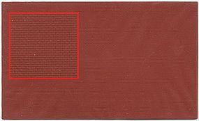 Kibri Brick-Clinker Wall Section Plastic Sheet (brown) N Scale Model Railroad Supplies #37964