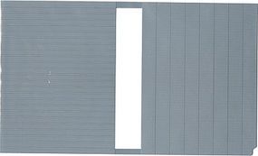 Kibri Corrugated & Tin Roofing Plastic Sheet N Scale Model Railroad Scratch Supply #37972