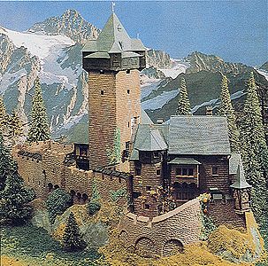 Kibri Falkenstein Castle HO Scale Model Railroad Building Kit #39010