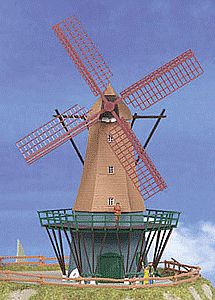 Kibri Auf Fehmarn Windmill HO Scale Model Railroad Building Kit #39150