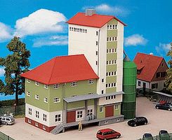 Kibri Flour Mill HO Scale Model Railroad Building Kit #39216 Kibri Flour Mill HO Scale Model Railroad Building Kit #39216