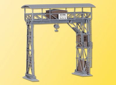 Kibri Overloading Crane Kit HO Scale Model Railroad Trackside Accessory #39316