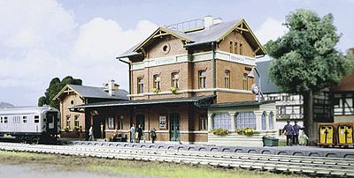 Kibri Eschborn Station Kit HO Scale Model Railroad Building #39368