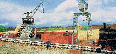 Kibri Coaling and Sanding Facility Kit HO Scale Model Railroad Building #39434