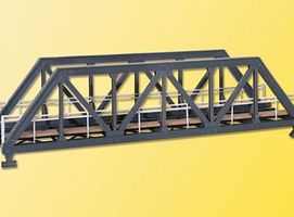 Kibri Steel Truss Bridge w/o Bridgeheads (Single Track) HO Scale Model Railroad Bridge #39701