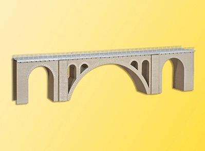 Kibri Single Track Viaduct Stone Arch Bridge HO Scale Model Railroad Bridge #39720