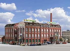 Kibri Siux Shoe Factory Kit HO Scale Model Railroad Building #39810 Kibri Siux Shoe Factory Kit HO Scale Model Railroad Building #39810