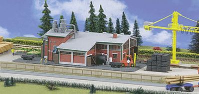 Kibri Sawmill with Interior HO Scale Model Railroad Building Kit #39816