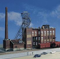 Kibri Herbede Boiler Factory Kit HO Scale Model Railroad Building #39846