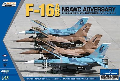Kinetic-Model F-16CG/CJ Block USAF Viper Plastic Model Airplane Kit 1/48 Scale #48004