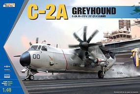 Kinetic-Model USN C2A Greyhound Twin-Engine Cargo Aircraft Plastic Model Airplane Kit 1/48 Scale #48025