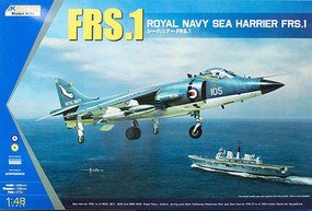 Kinetic-Model Royal Navy SeaHarrier FRS1 Plastic Model Airplane Kit 1/48 Scale #48035