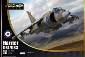 Kinetic-Model Harrier GR1/GR3 Plastic Model Airplane Kit 1/48 Scale #48060