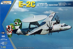 Kinetic-Model E-2C Hawkeye 2000 VAW-115 Liberty Bells Plastic Model Airplane Kit 1/48 Scale #48066