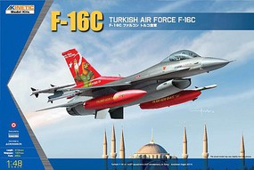Kinetic-Model Turkish Air Force F-16C Plastic Model Airplane Kit 1/48 Scale #48069
