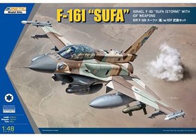 Kinetic-Model F-16I SUFA w/IDF Weapons Plastic Model Airplane Kit 1/48 Scale #48085