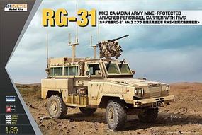 Kinetic-Model RG-31 MK3 Canadian Army MP APC with RMS Plastic Model Military Vehicle Kit 1/35 #61010