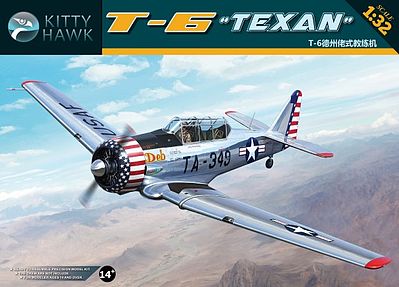 KittyHawk T6G Texan Aircraft Plastic Model Airplane Kit 1/32 Scale #32001