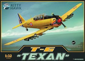 KittyHawk T6 Texan Advanced Trainer Aircraft Plastic Model Airplane Kit 1/32 Scale #32002