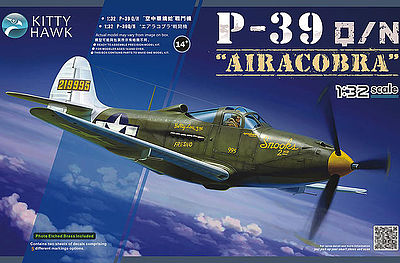 KittyHawk P39N/Q Fighter Plastic Model Airplane Kit 1/32 Scale #32013