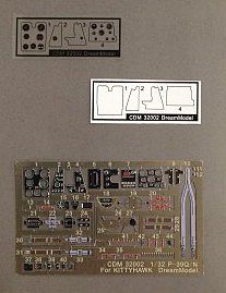 KittyHawk P39Q/N Airacobra Photo-Etch Detail Set Plastic Model Aircraft Accessory 1/32 Scale #320130