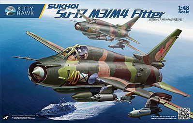 KittyHawk Su17M3/M4 Fighter Plastic Model Airplane Kit 1/48 Scale #80144