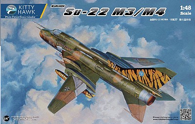 KittyHawk Su22 M3/M4 Russian Fighter (New Tool) Plastic Model Airplane Kit 1/48 Scale #80146