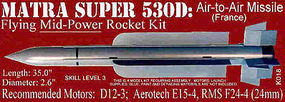 Mat Super 530D Skill Level 3 Model Rocket Kit #18