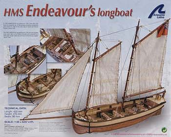 Latina 1/50 Endeavours Longboat