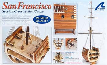 1/50 San Fransisco II Cross Section Ship Kit (lat20403 