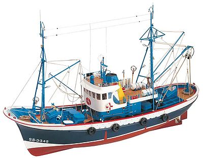 Jolly Jay Fishing Trawler Wooden Boat Kit by Dumas  