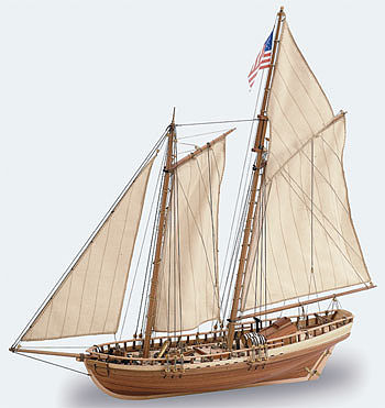 Latina - 1/41 Virginia American Schooner Model Ship Kit - 22135