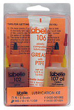 thumbnail image 2 of Labelle 1002 Lubrication Starter Kit For N, TT & Z Scale Model Trains 2 of 5